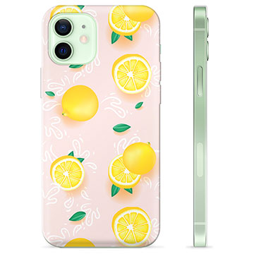 iPhone 12 TPU Cover - Citron Mønster