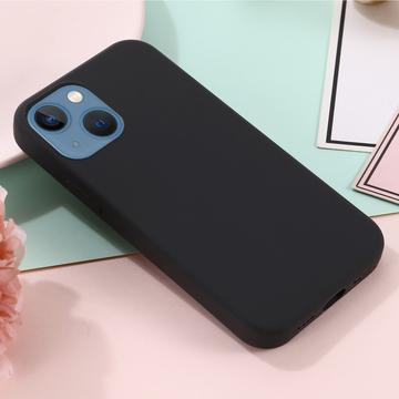 iPhone 13 Liquid Silikone Cover - MagSafe Kompatibel - Sort
