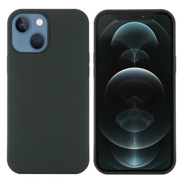 iPhone 13 Liquid Silikone Cover - MagSafe Kompatibel - Mørkegrøn