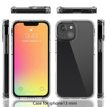 iPhone 13 Mini Ridsefast Hybrid Cover - Gennemsigtig
