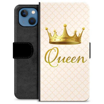 iPhone 13 Premium Flip Cover med Pung - Dronning