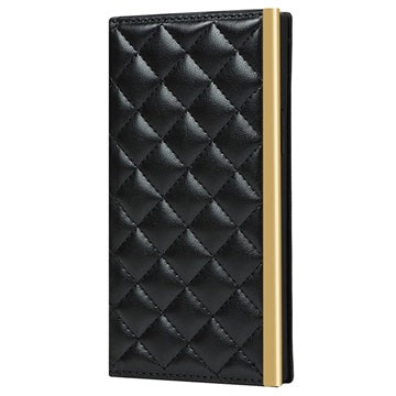 iPhone 13 Pro Pung Taske med Makeup Spejl - Sort