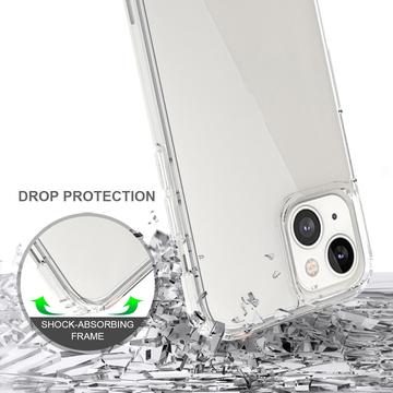 iPhone 13 Ridsefast Hybrid Cover - Gennemsigtig