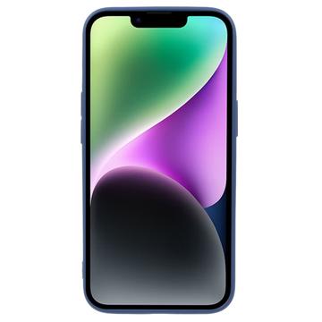 iPhone 13 silikonecover med kamerabeskyttelse - MagSafe-kompatibel - mørkeblå