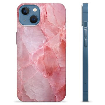 iPhone 13 TPU Cover - Lyserød Kvarts
