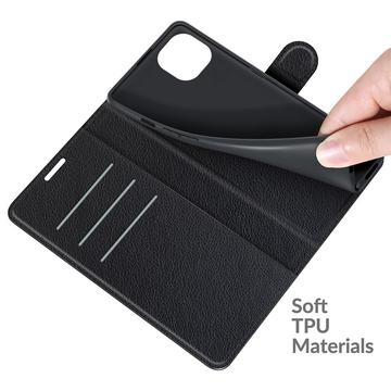 iPhone 13 Pung Taske med Magnetisk Lukning - Sort