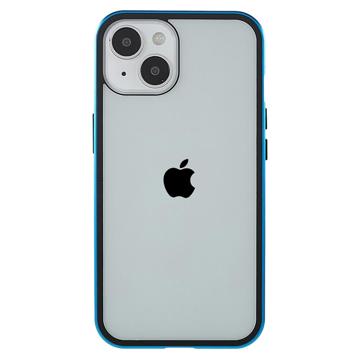 iPhone 14 Magnetisk Cover med Hærdet Glas - Blå