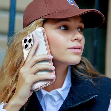 iPhone 14 Pro Ahastyle WE13 360 Beskyttelse Hybrid Cover - Pastel marmor