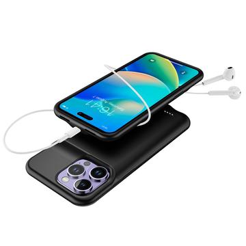 iPhone 14 Pro Max Backup Battericover - 8500mAh - Sort