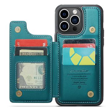 iPhone 14 Pro Max Caseme C22-etui RFID-kortpung - Grøn