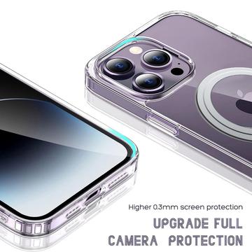 iPhone 14 Pro Max Hybrid Cover - MagSafe Kompatibel - Gennemsigtig