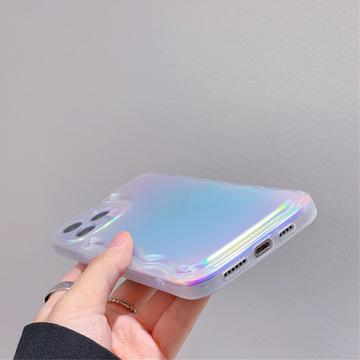 iPhone 14 Pro Max Strålende Bølget Laser Aurora-etui