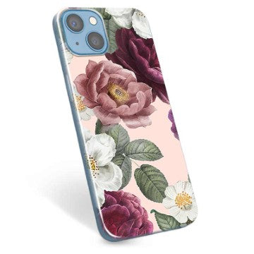 iPhone 14 TPU Cover - Romantiske Blomster