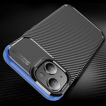 iPhone 15 Beetle Karbonfiber TPU Cover - Sort