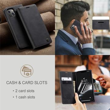 iPhone 15 Caseme 013 Series Pung - Sort