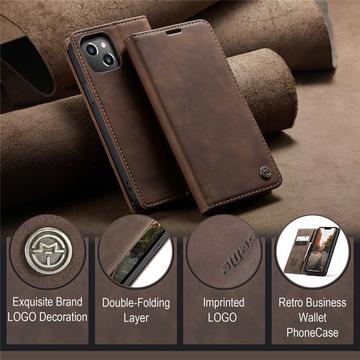 iPhone 15 Caseme 013 Series Pung - Kaffe