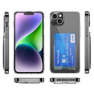 iPhone 15 Gennemsigtigt Cover med Kortholder