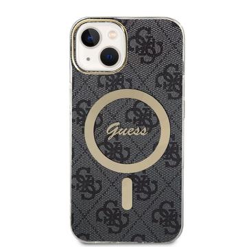 iPhone 15 Guess IML 4G Cover - MagSafe-kompatibel - sort