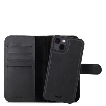 iPhone 15 Holdit Magnet Plus pungetui - sort