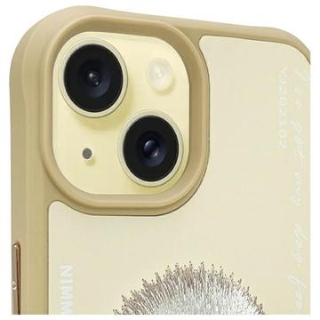 iPhone 15 Nimmy Friends Glasses Cool Hund Cover - Kaki
