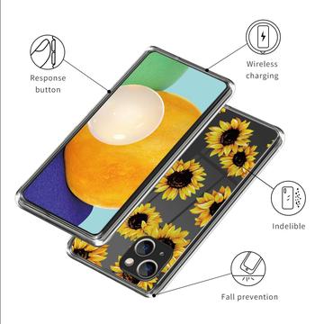 iPhone 15 Plus Stilfuld Ultra-Slim TPU Cover - Solsikker