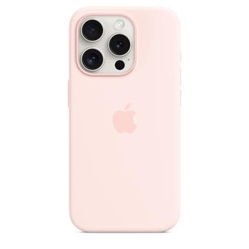 iPhone 15 Pro Apple Silikone Cover med MagSafe MT1F3ZM/A - Lysepink