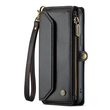 iPhone 15 Pro CaseMe C36 RFID Taske / Etui m. Pung - Sort