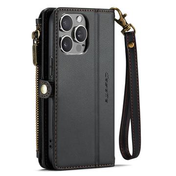 iPhone 15 Pro CaseMe C36 RFID Taske / Etui m. Pung - Sort