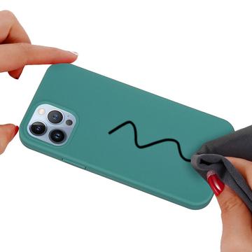 iPhone 15 Pro Liquid Silicone Cover - Grøn