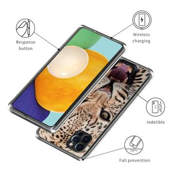 iPhone 15 Pro Max Stilfuld Ultra-Slim TPU Cover - Leopard