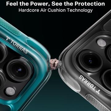 iPhone 15 Pro Max Torras Ostand Q3 Air MagSafe cover - Sort