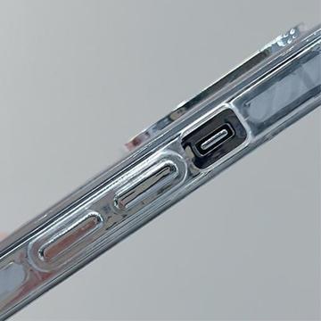 iPhone 15 Pro Max TPU Cover med tulipanmønster - Lilla