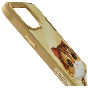 iPhone 15 Pro Nimmy Friends Big Eyed Pet 2.0 katte cover - Kaki