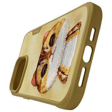 iPhone 15 Pro Nimmy Friends Big Eyed Pet 2.0 katte cover - Kaki