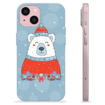 iPhone 15 TPU Cover - Julebjørn