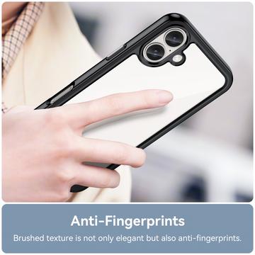 iPhone 16 Anti-Shock Hybrid Cover - Sort
