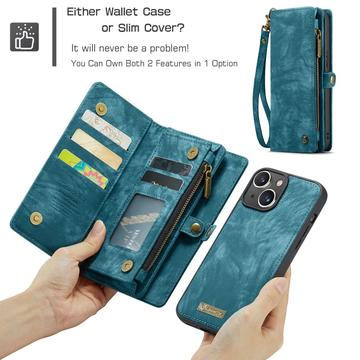 iPhone 16 Caseme 008 2-i-1 Multifunktionel Pung - Blå