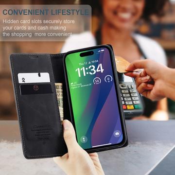 iPhone 16 Caseme 013 Series Pung - Sort