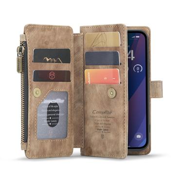 iPhone 16 Caseme C30 Multifunktionel Pung - Brun
