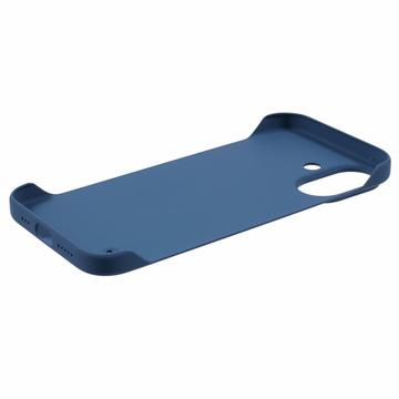iPhone 16 Plastik Cover Uden Sider - Blå