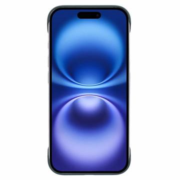 iPhone 16 Plastik Cover Uden Sider - Mørkegrøn