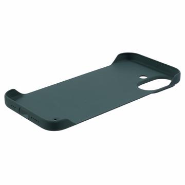 iPhone 16 Plastik Cover Uden Sider - Mørkegrøn