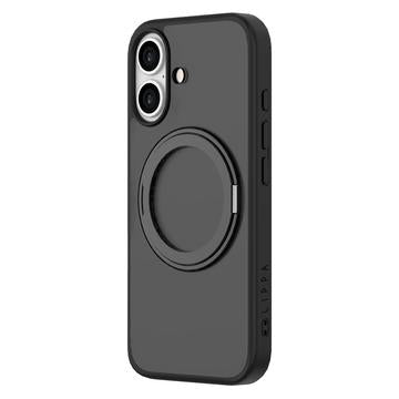 iPhone 16 Lippa MagSafe 360 Roterende Cover - sort