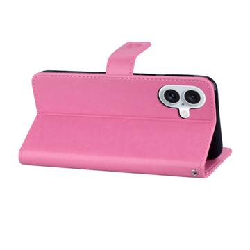 iPhone 16 Ugle Rhinsten Pung - Hot Pink