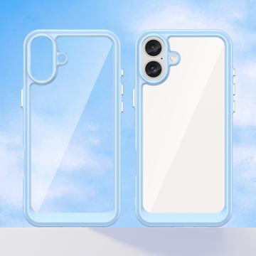 iPhone 16 Plus Anti-Shock Hybrid Cover - Blå