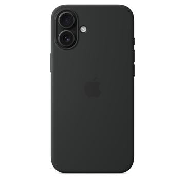 iPhone 16 Plus Apple Silikone Cover med MagSafe MYY93ZM/A - Sort