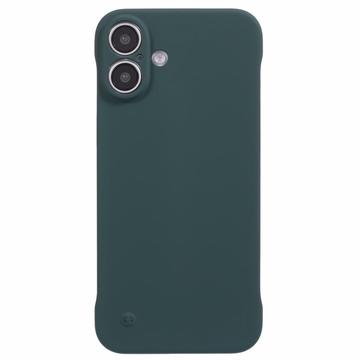 iPhone 16 Plus Plastik Cover Uden Sider - Mørkegrøn