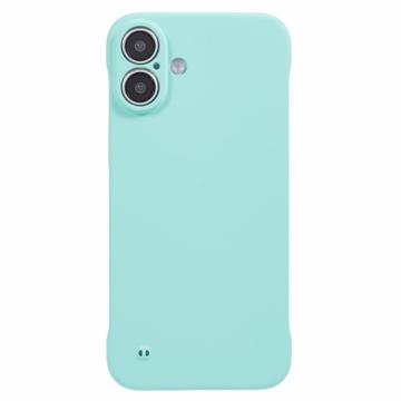 iPhone 16 Plus Plastik Cover Uden Sider - Lyse Cyan