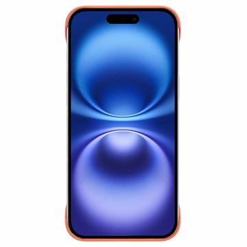 iPhone 16 Plus Plastik Cover Uden Sider - Orange