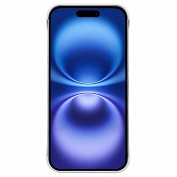 iPhone 16 Plus Plastik Cover Uden Sider - Hvid